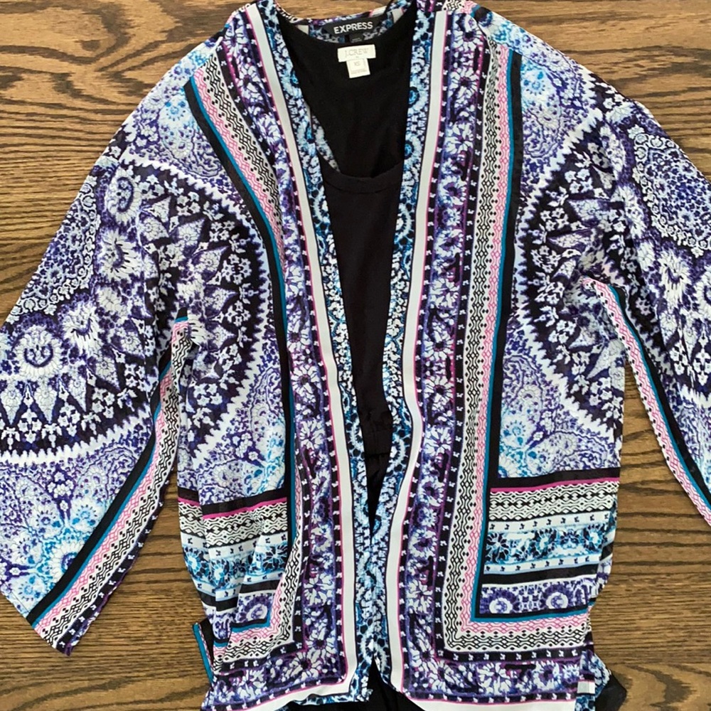 Colorful and cute kimono from Express